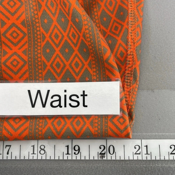 Skhoop Dress Women's X Large XL Orange Grey Geometric Pattern Bra Athletic - Picture 14 of 16